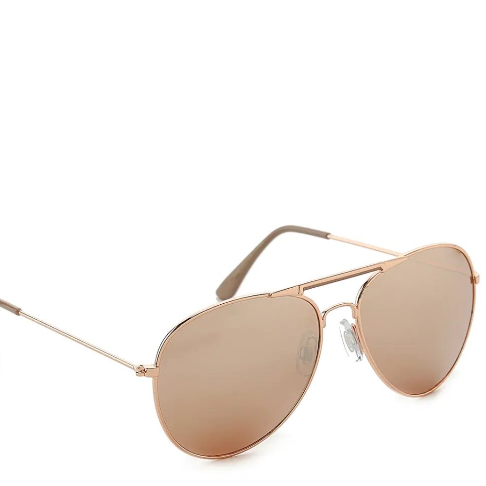 Aviator Sunglasses in Rose Gold